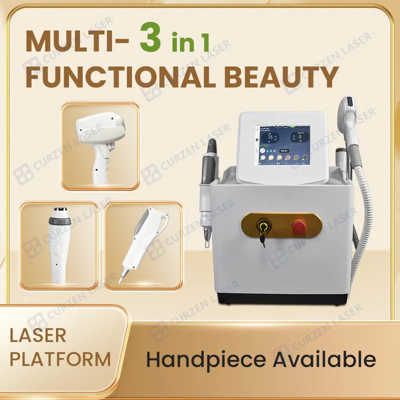 Professional Diode Ice Titanium Laser Body Machine 2024 Portable 808 755 Alexandrite Device 4 waves IPL CE